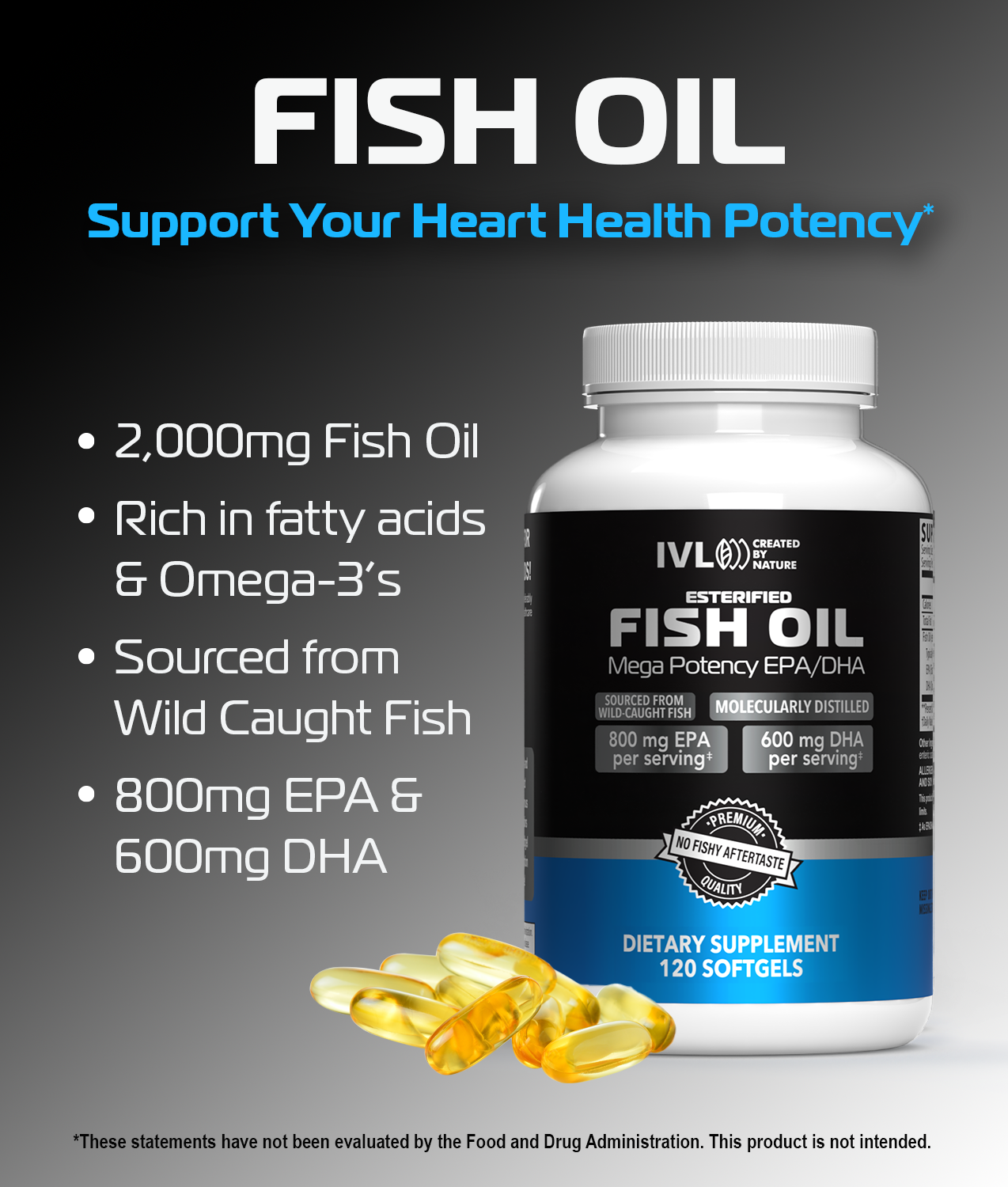 Fish Oil Mega Potency EPA/DHA