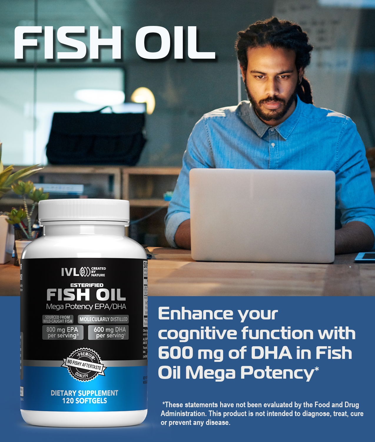 Fish Oil Mega Potency EPA/DHA