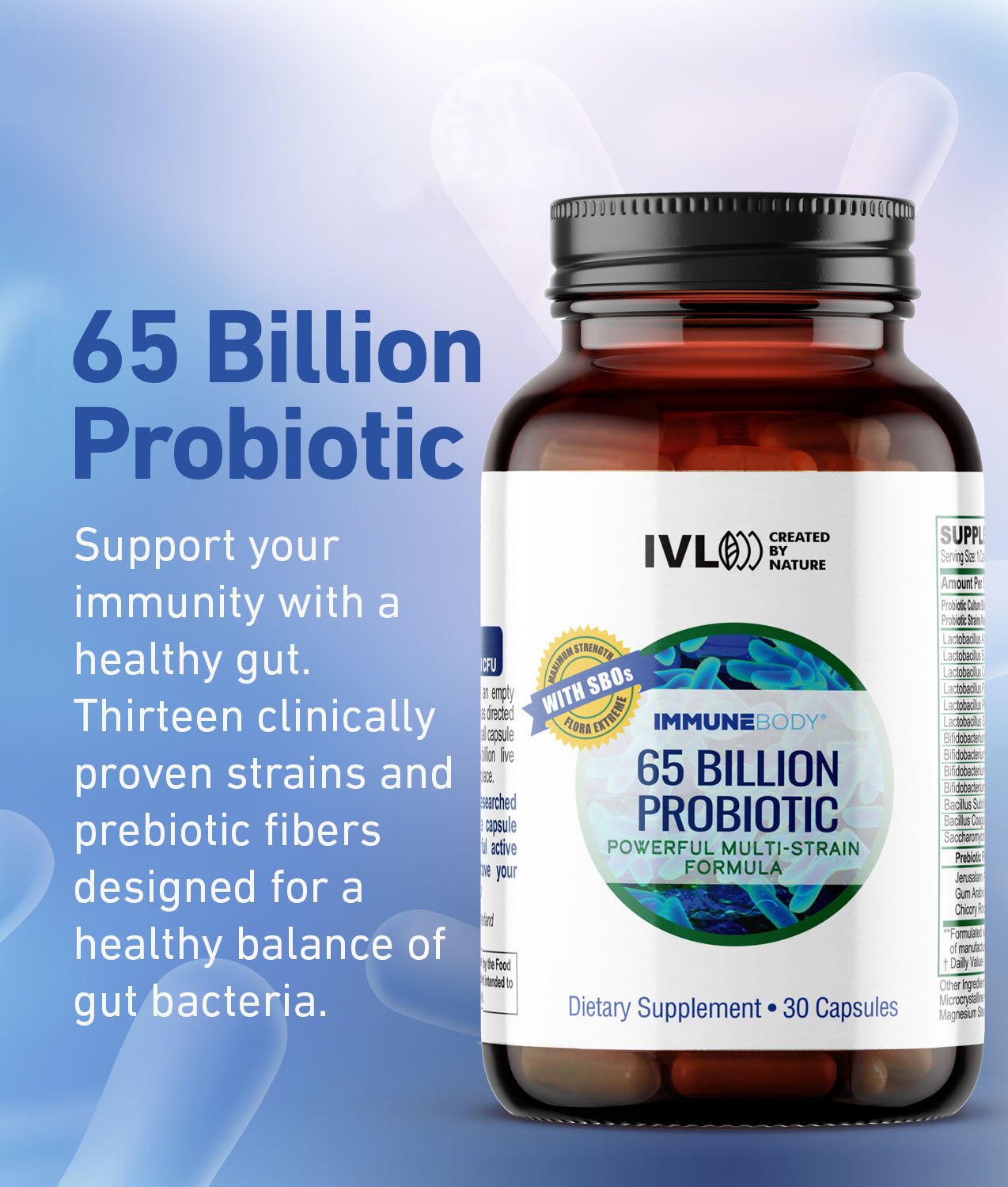 ImmuneBody 65 Billion Probiotic