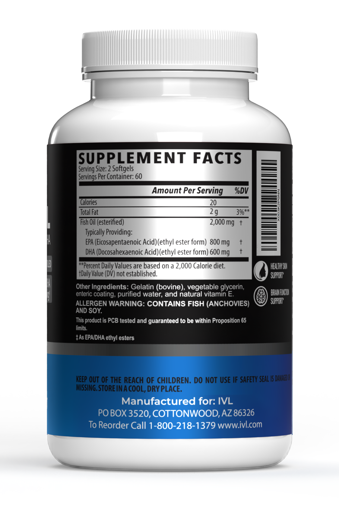 Fish Oil Mega Potency EPA/DHA