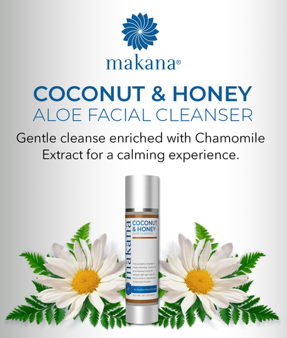 Makana Coconut and Honey Aloe Facial Cleanser