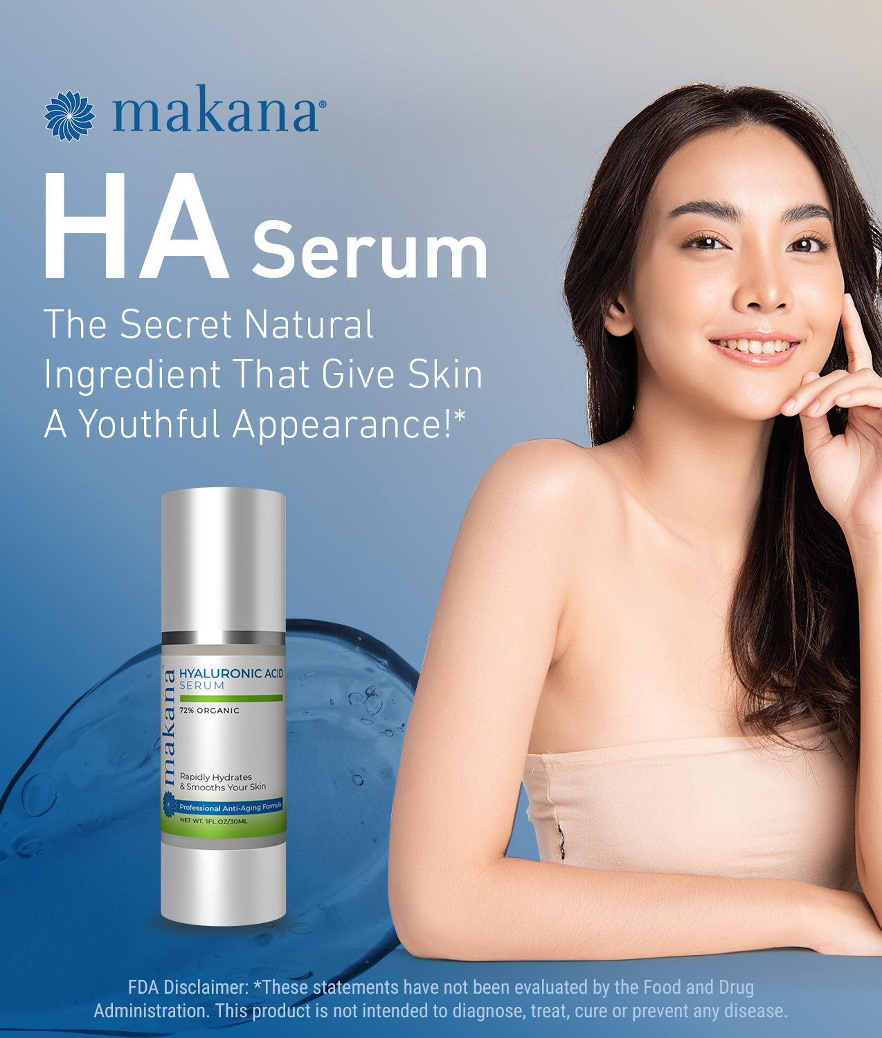 Makana Hyaluronic Acid(HA) Serum