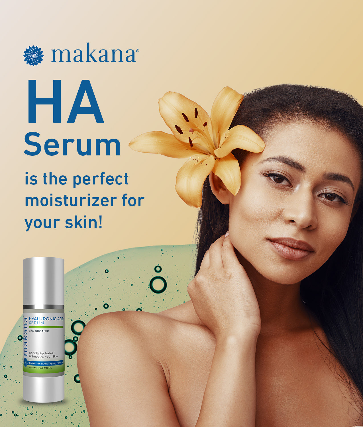 Makana Hyaluronic Acid(HA) Serum